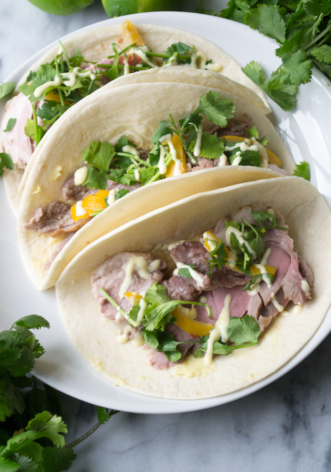 Lamb Tacos with Preserved Lemons and Fenugreek Aioli