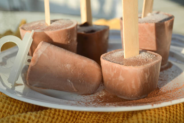 Chocolate White Russian Popsicles