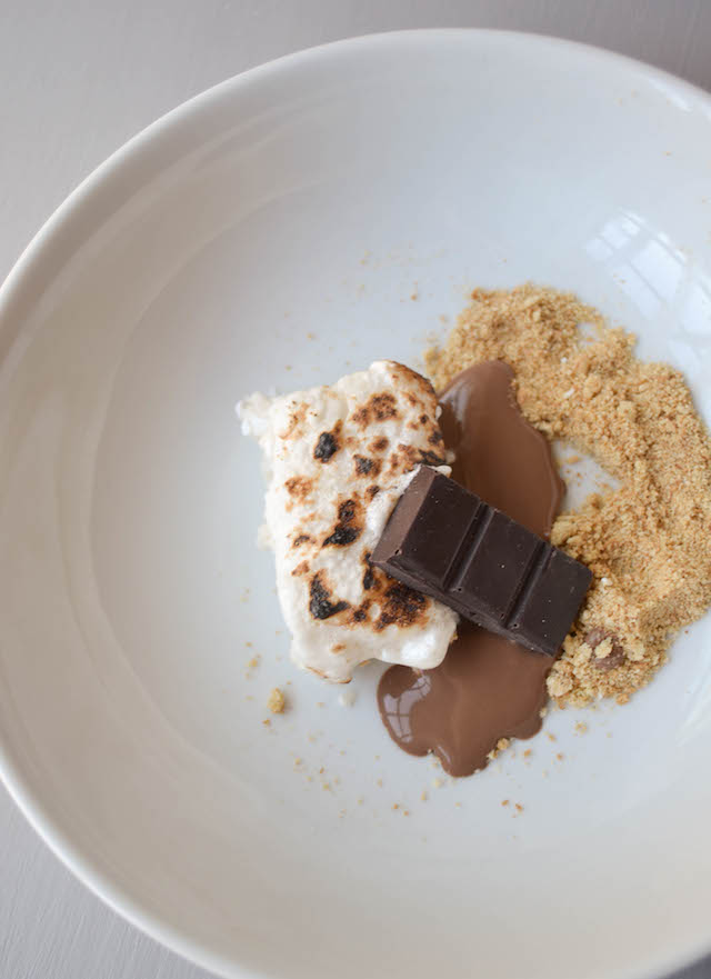 Deconstructed S'mores with Homemade Marshmallows