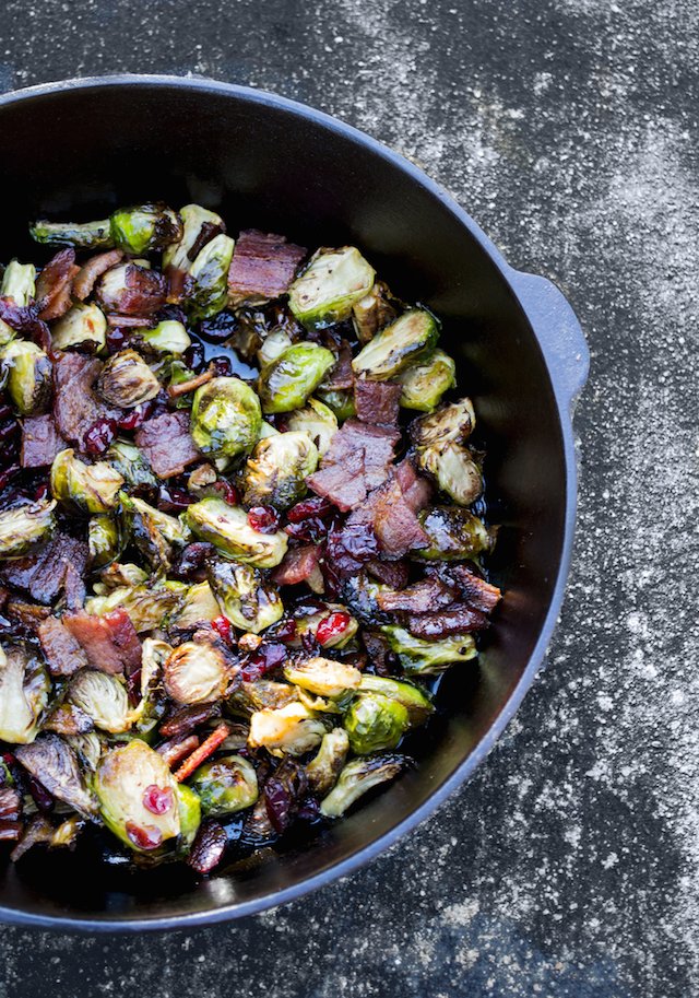 Maple Bacon Brussels Sprouts