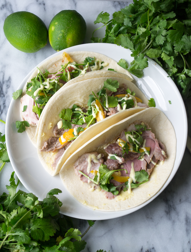 Lamb Tacos with Preserved Lemons and Fenugreek Aioli